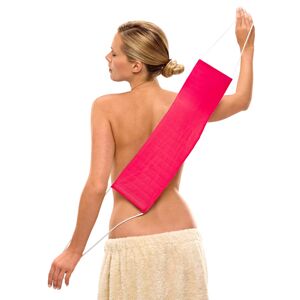 Die moderne Hausfrau Micro peelingový pás na záda růžový